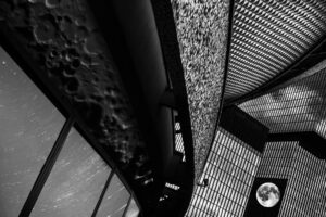 Spodek w Katowicach (czarno - biały)